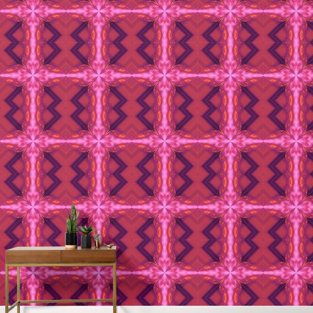 Papel Pintado Flor de fondo en cascada 1 (Pasillo)