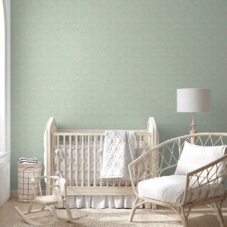 Papel Pintado Flor de magnolia romántica vintage elegante en cia