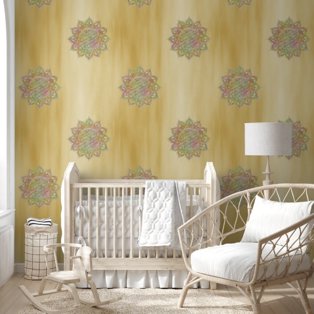 Papel Pintado Flor de vida - India Mandala 3 (Niños)