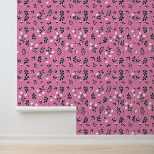Papel Pintado Flor Elegante Rústico