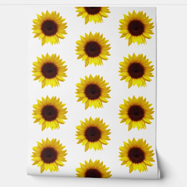 Papel Pintado Flor Girasol (Desenrollar)