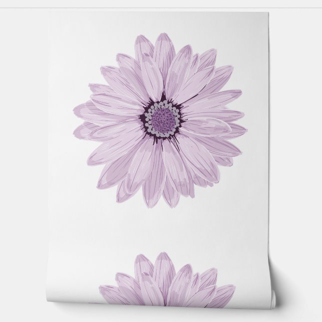 Papel Pintado Flor Lilac (Desenrollar)