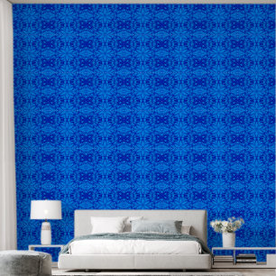 Papel Pintado Flor salvaje azul 1