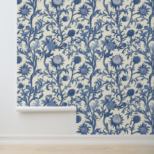 Papel Pintado Flor silvestre azul Thistle