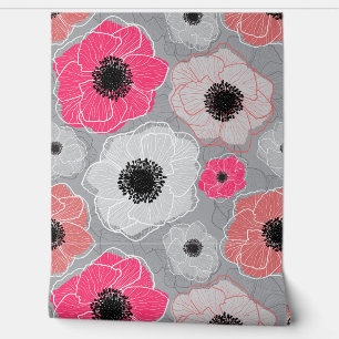 Papel Pintado Flor silvestre de Anemones G603