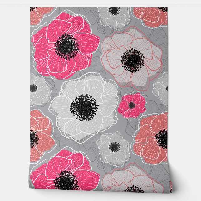 Papel Pintado Flor silvestre de Anemones G603 (Desenrollar)