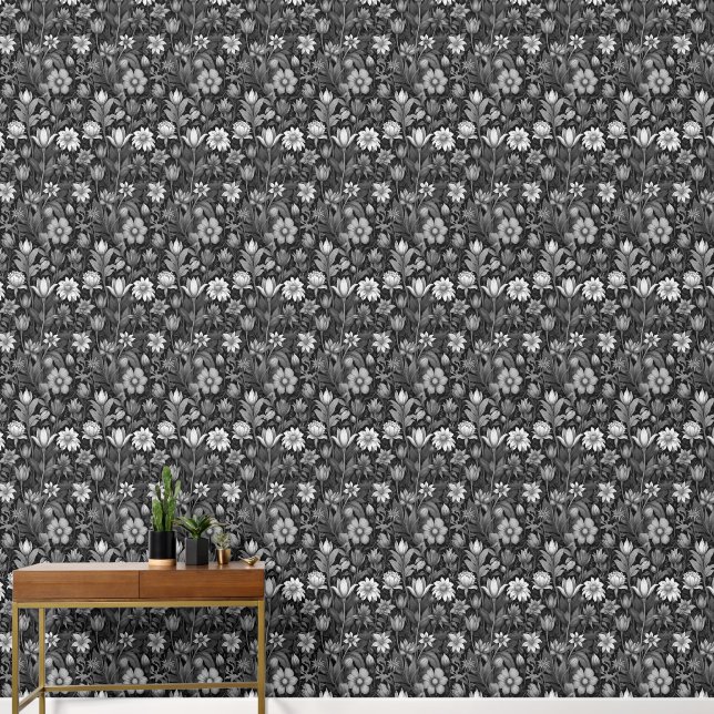 PAPEL PINTADO FLORAL (Pasillo)