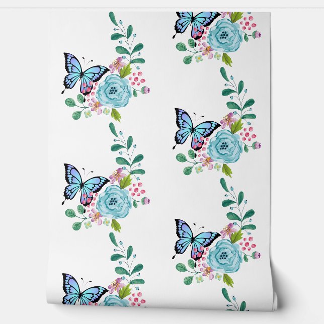 Papel Pintado Floral (Desenrollar)