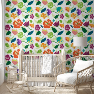 Papel Pintado Floral