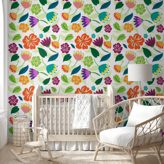 Papel Pintado Floral (Niños)