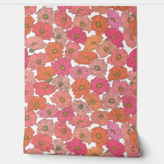 Papel Pintado Floral audaz
