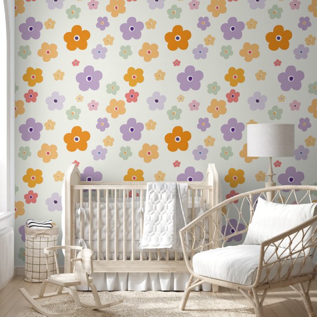 Papel Pintado Floral cúrcuta (Niños)