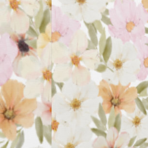Papel pintado floral de acuarela soñadora