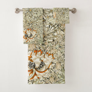 Papel pintado floral de madreselva de William Morr