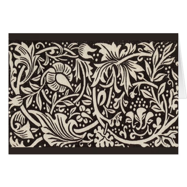 Papel pintado floral de narciso William Morris (Anverso (Horizontal))