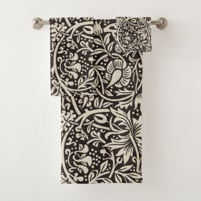 Papel pintado floral de narciso William Morris (In situ)