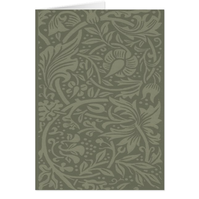 Papel pintado floral de narciso William Morris (Frente)