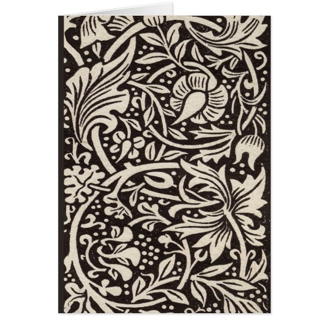 Papel pintado floral de narciso William Morris (Frente)