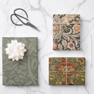 Papel pintado floral de narciso William Morris