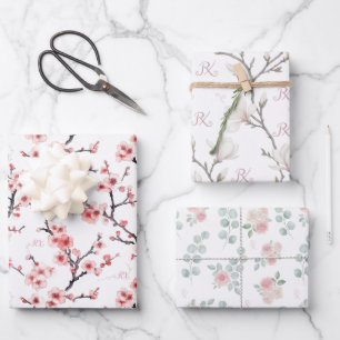 Papel pintado floral elegante para farmacéuticos a