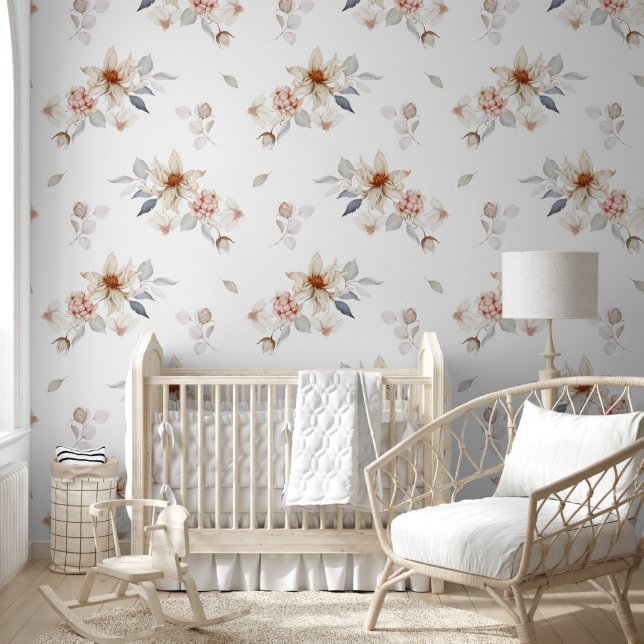 Papel Pintado Floral elegante y eterna (Niños)