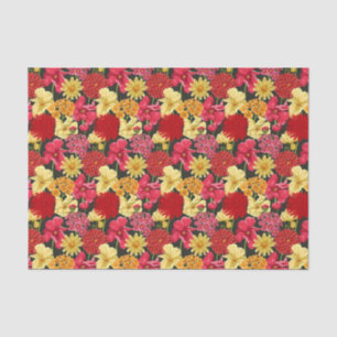 Papel pintado floral en estilo de la acuarela