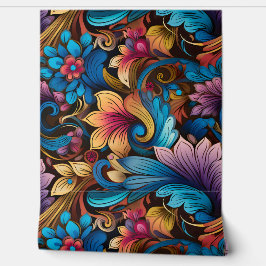 Papel Pintado Floral Funkadelic Botánico