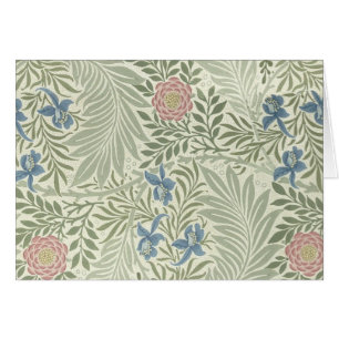 Papel pintado floral Larkspur de William Morris