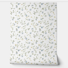 Papel Pintado Floral pintada a mano