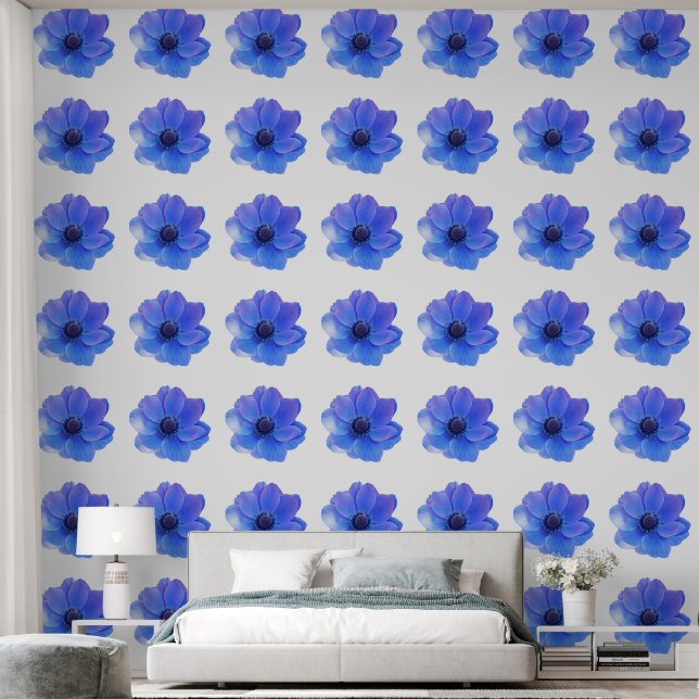 Papel Pintado Floral Púrpura (Dormitorio)