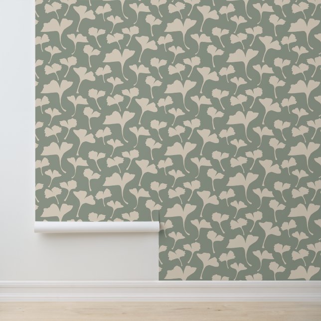 Papel Pintado Floral Sage Green (Solicitud)