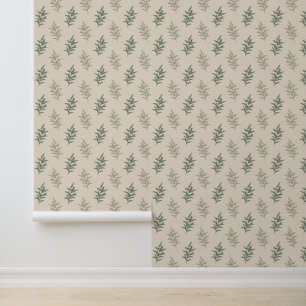 Papel Pintado Floral Sage Green