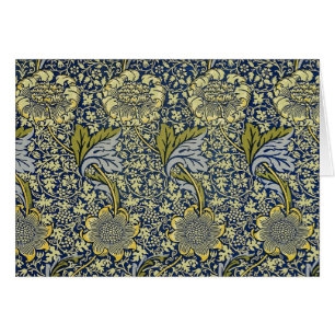Papel pintado floral William Morris Kennet Azul Do