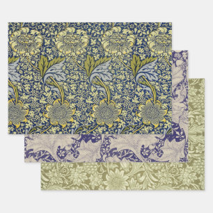 Papel pintado floral William Morris Kennet Azul Do