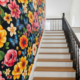 Papel Pintado Florales Botánicos Brillantes