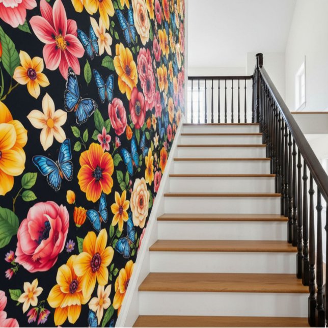 Papel Pintado Florales Botánicos Brillantes (Subido por el creador)
