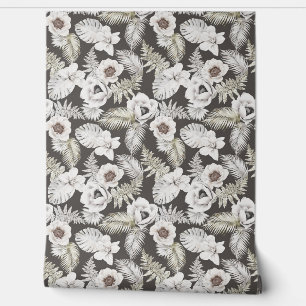 Papel Pintado Florals Foliage Boho Tropical