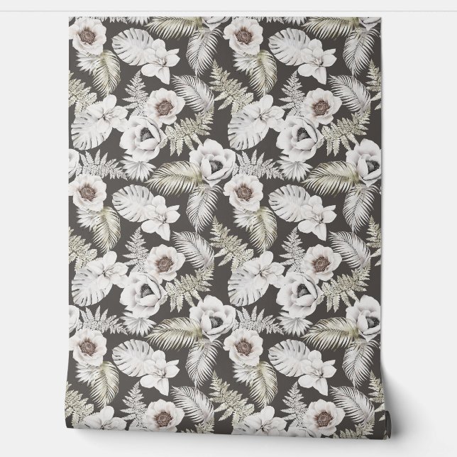Papel Pintado Florals Foliage Boho Tropical (Desenrollar)