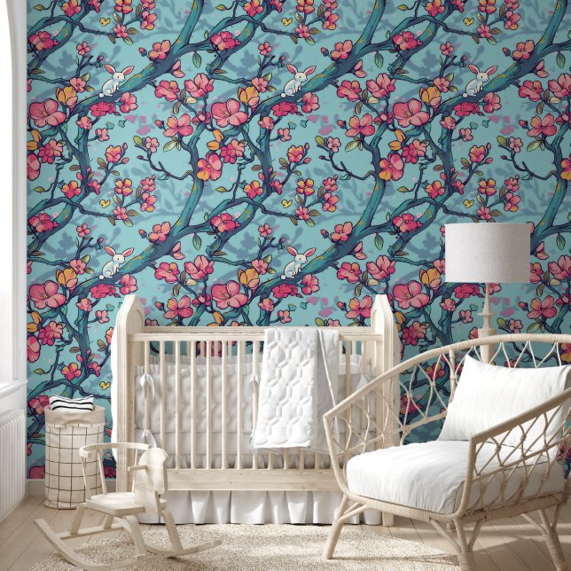 Papel Pintado Florecimiento de Pascua (Niños)