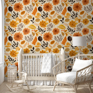 Papel Pintado Florecimiento del otoño de oro