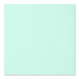 Papel Pintado Flores Blancas Sobre Un Fondo Verde Mint