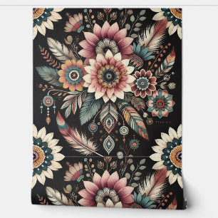 Papel Pintado Flores Bohemias Nocturnas