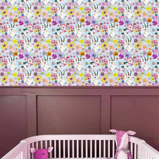 Papel Pintado Flores de cabra de Montaña Blanca (Subido por el creador)