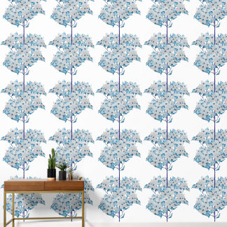 Papel Pintado Flores de cornejo en un 