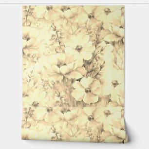 Papel Pintado Flores de nostalgia Fondo de escritorio