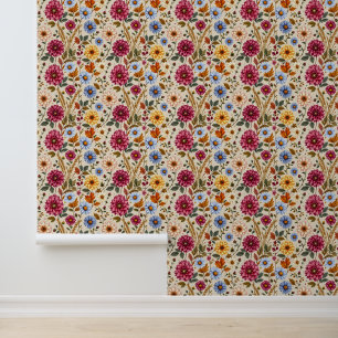 Papel Pintado Flores de otoño espléndidas