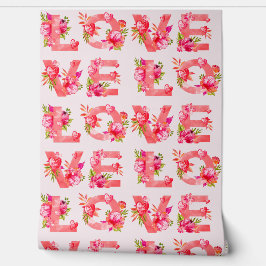 Papel Pintado Flores de Rosa de amor