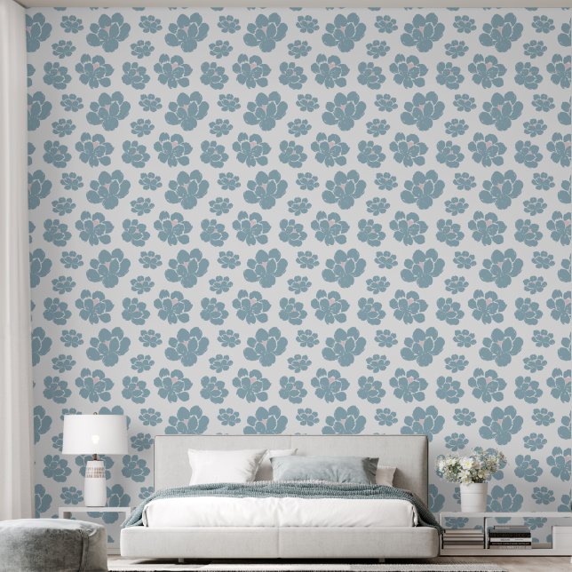 Papel Pintado Flores de Serenidad (Dormitorio)