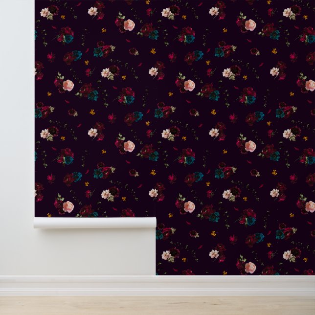 Papel Pintado Flores húmedas góticas (Solicitud)