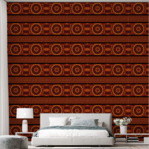 Papel Pintado Flores salvajes de oro y negro 13